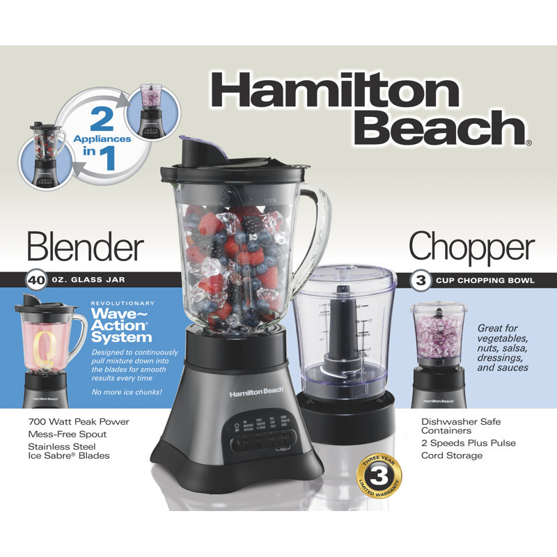 Hamilton Beach® Blender / Chopper & Reviews Wayfair